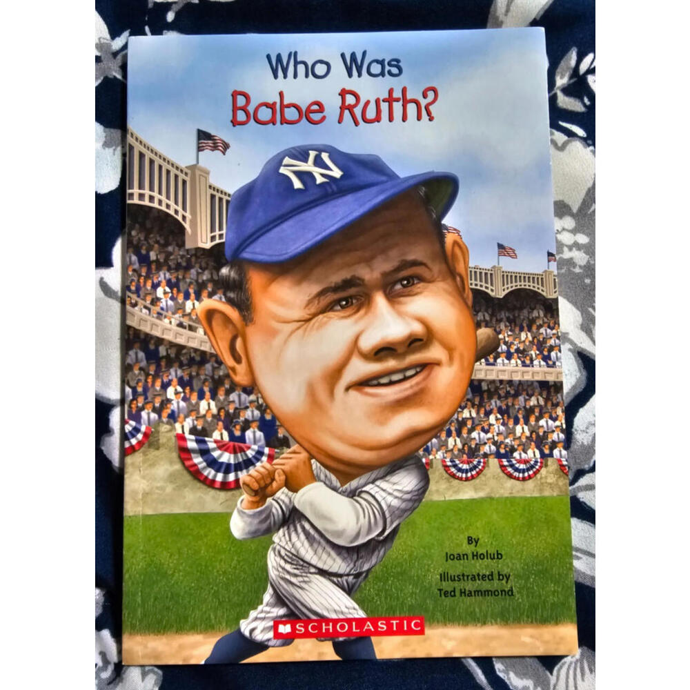 Who Was Babe Ruth? by Joan Holub (Paperback, 2012) New York Yankees - VERY GOOD